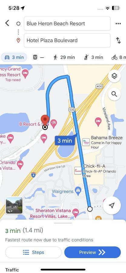 Disney Just 1 And A Quarter Mile Away, Blue Heron 1 Room 2 Bath,Amenities,6 Guests, Walk To Restaurants, No Fees At Check In Orlando Eksteriør billede